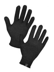 Norfolk Wełniane rękawiczki w kolorze antracytowym rozmiar: L/XL. Czarne rękawiczki damskie Norfolk, bez wzorów, prążkowane. Za 46.95 zł.