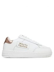 Versace Jeans Couture Sneakersy 78VA3SJ5 Biały. Białe obuwie sportowe damskie Versace Jeans Couture, z jeansu, bez zapięcia. Za 559.99 zł.