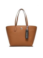 KARL LAGERFELD Torebka A4W30002 Brązowy. Brązowe shopper bag KARL LAGERFELD, bez wzorów, ze skóry, bez dodatków. Za 799.99 zł.