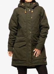 Kurtka ocieplana damska Fjallraven Singi Wool Padded Parka. Zielone parki damskie Fjällräven, na zimę, s, z bawełny, bez kaptura. Za 2,318.10 zł.