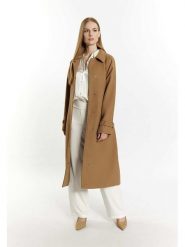 Schmuddelwedda Płaszcz przejściowy w kolorze jasnobrązowym rozmiar: M. Brązowe płaszcze damskie Schmuddelwedda, m, bez wzorów, z tkaniny, bez kaptura. Za 365.42 zł.