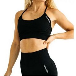 Damski Biustonosz Sportowy California Cute. Czarne biustonosze sportowe damskie Gym Hero, bez wzorów. Za 174.99 zł.