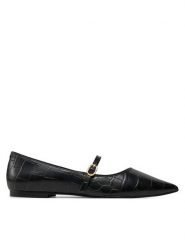 TWINSET Baleriny 242TGT212 Czarny. Czarne balerinki damskie Twinset, bez wzorów, ze skóry. Za 469.99 zł.