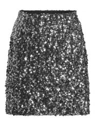 Vila Spódnica "Vifaith" w kolorze srebrnym rozmiar: S. Szare spódnice damskie Vila, s, bez wzorów, midi. Za 87.19 zł.