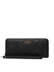 Guess Portfel Sally Slg SWQG99 21146 Czarny. Czarne portfele damskie Guess, z aplikacjami, ze skóry. Za 299.99 zł.