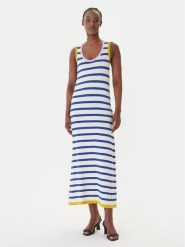 LOLA CASADEMUNT Sukienka dzianinowa LS2616157 Kolorowy Regular Fit. Sukienki damskie LOLA CASADEMUNT, bez wzorów, z dzianiny, bez ramiączek. Za 627.99 zł.