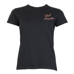 Koszulka damska Peak Mountain Ajojo. Czarne koszulki damskie Peak Mountain, bez wzorów, bez kołnierzyka, bez ramiączek. W wyprzedaży za 113.00 zł.