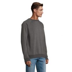 Bluza Unisex Space Melange Dla Dorosłych. Szare bluzy damskie SOL'S, l, bez wzorów, z bawełny, z kapturem. Za 115.99 zł.