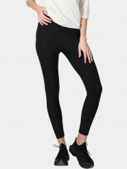 Legginsy damskie Luhta Eriksen. Czarne legginsy damskie Luhta, s, bez wzorów, z elastanu. Za 369.00 zł.