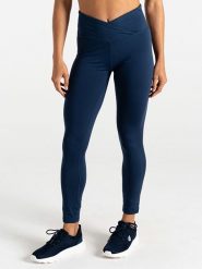 Dare 2b Legginsy sportowe "Revived II" w kolorze granatowym rozmiar: 44. Niebieskie legginsy damskie Dare 2b, bez wzorów, z materiału. Za 96.60 zł.