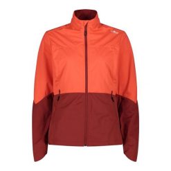 Damska kurtka wodoodporna CMP. Czerwone kurtki damskie CMP, bez wzorów, bez kaptura. Za 441.35 zł.