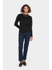 SAINT TROPEZ Sweter w kolorze czarnym rozmiar: M. Czarne swetry klasyczne damskie Saint Tropez, m, bez kołnierzyka. Za 113.63 zł.