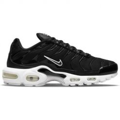 Buty do chodzenia damskie Nike Air Max Plus. Czarne obuwie sportowe damskie Nike, z gumy, bez zapięcia, trekkingowe, nike air max. Za 685.00 zł.