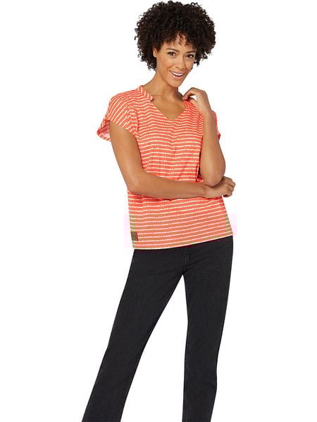 WITT WEIDEN Koszulka w kolorze pomarańczowym rozmiar: 46. Pomarańczowe koszulki damskie WITT WEIDEN, bez wzorów, bez kołnierzyka, bez ramiączek. Za 39.58 zł.