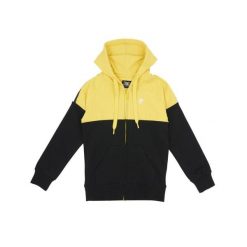 Bluza z kaptur na co dzień na siłownię. Żółte bluzy damskie LEONE 1947 APPAREL, bez wzorów, z bawełny, bez kaptura. W wyprzedaży za 101.80 zł.