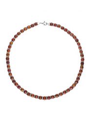 Mitzuko Naszyjnik perłowy w kolorze brązowym - dł. 40 cm rozmiar: onesize. Brązowe naszyjniki damskie Mitzuko, z perłą, srebrne. Za 260.99 zł.