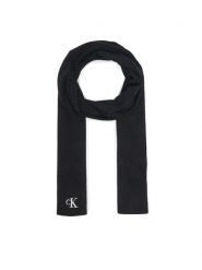 Calvin Klein Szalik Fine LV04D8021G Czarny. Czarne szaliki damskie Calvin Klein, bez wzorów, z wiskozy. Za 209.99 zł.