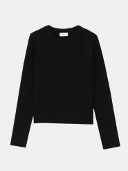 Coccodrillo Sweter ZC4172101SGJ Czarny Regular Fit. Czarne swetry dziewczęce COCCODRILLO, bez wzorów, z wiskozy, bez kołnierzyka, bez ramiączek. Za 49.90 zł.