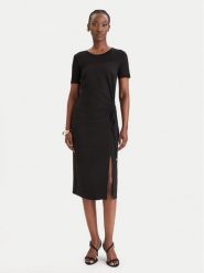 Patrizia Pepe Sukienka koktajlowa 8A1596/A701-K103 Czarny Regular Fit. Czarne sukienki damskie Patrizia Pepe, bez wzorów, z syntetyku, wizytowe, bez ramiączek. Za 989.99 zł.