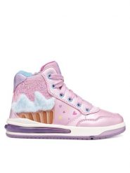 Geox Sneakersy J Sketlite Girl J66NWB 0NFKN C8207 S Różowy jasny. Czerwone buty sportowe dziewczęce Geox, ze skóry, bez zapięcia. Za 319.99 zł.