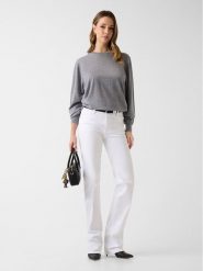 Guess Jeansy 182441 Biały Straight Fit. Białe jeansy damskie Guess. Za 434.99 zł.