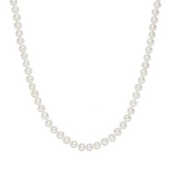 Lulu & Jane Łańcuszek Perła hodowlana słodkowodna Biały Naszyjniki 1 ct Damski. Białe naszyjniki damskie Lulu & Jane, z perłą. Za 519.99 zł.