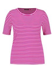 SAMOON Koszulka w kolorze różowo-białym rozmiar: 54. Białe koszulki damskie Samoon, bez wzorów, bez kołnierzyka, bez ramiączek. Za 78.84 zł.