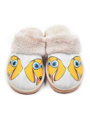 Goby Kapcie w kolorze biało-żółtym rozmiar: 42. Białe kapcie damskie Goby, z materiału. Za 130.99 zł.