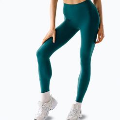 Legginsy do jogi damskie JoyInMe Oneness Ease 7/8. Zielone legginsy damskie Joy in me, bez wzorów, z elastanu. Za 379.99 zł.