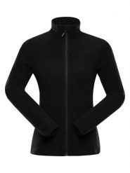 Alpine Pro Kurtka polarowa "Siusa 3" w kolorze czarnym rozmiar: L. Czarne kurtki damskie Alpine Pro, l, bez wzorów, z materiału, bez kaptura. Za 150.02 zł.