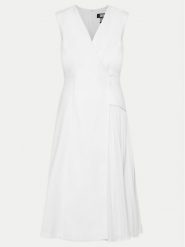 DKNY Sukienka koktajlowa DD4A1519 Écru Regular Fit. Sukienki damskie DKNY, bez wzorów, z syntetyku, wizytowe, bez ramiączek. Za 1,209.00 zł.