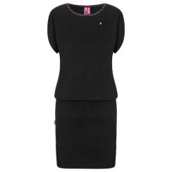 Sukienka LOAP Abvika damska off-shoulder, XS. Fioletowe sukienki damskie AV AKADEMIKERVERLAG, bez wzorów, z bawełny, sportowe, bez ramiączek. Za 147.99 zł.