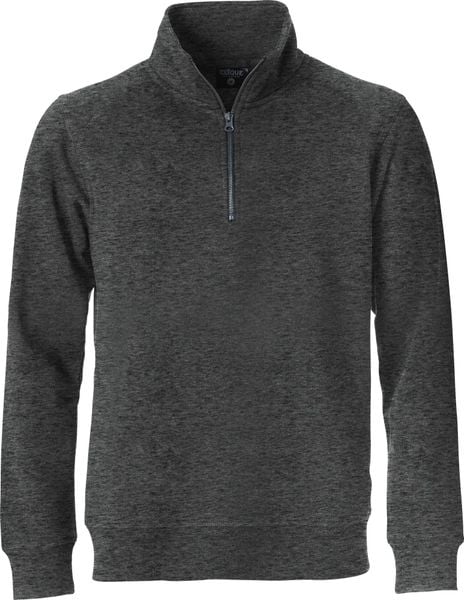 Clique Classic Half Zip bluza ½ zip unisex z ukrytym zamkiem – anthracite. Szare bluzy damskie CLIQUE, s, bez wzorów, z bawełny, bez kaptura. Za 219.82 zł.