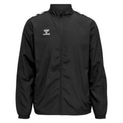 Kurtka Hummel Micro Zip. Czarne kurtki damskie Hummel, m, bez wzorów, z materiału, bez kaptura. Za 212.45 zł.