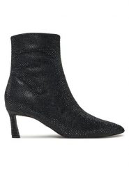 Steve Madden Botki Lulah-R SM11003281 Czarny. Czarne botki damskie Steve Madden, z tworzywa sztucznego, bez obcasa, na szpilce, bez zapięcia. Za 549.99 zł.