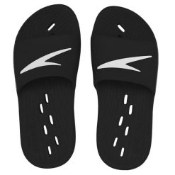 Klapki basenowe damskie Speedo Slide. Białe klapki damskie Speedo, bez wzorów, bez obcasa, bez zapięcia. Za 85.98 zł.