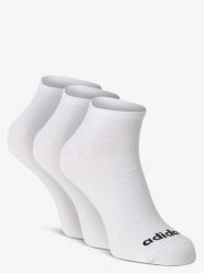 Adidas Performance skarpety do obuwia sportowego pakowane po 3 szt. Kobiety Bawełna biały, XL. Białe skarpetki damskie adidas Performance, bez wzorów, z bawełny. Za 44.95 zł.