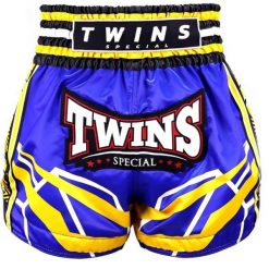 Szorty do boksu tajskiego Twins Special Racing. Fioletowe spodenki sportowe damskie TWINS, l, bez wzorów, z materiału, na fitness i siłownię. Za 425.00 zł.