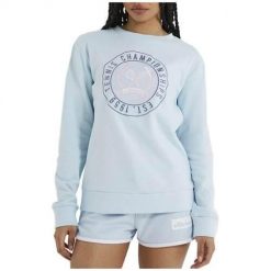 Bluza sportowa damska Ellesse Antichi. Niebieskie bluzy damskie Ellesse, m, bez wzorów, bez kaptura. Za 195.00 zł.