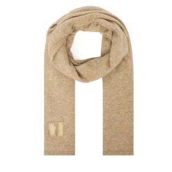 Szalik Guess. Brązowe szaliki damskie Guess, z aplikacjami. Za 329.99 zł.