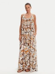 Devotion TWINS Sukienka letnia Athina 025.385G Kolorowy Loose Fit. Sukienki damskie Devotion Twins, bez wzorów, z bawełny, bez ramiączek. Za 979.99 zł.