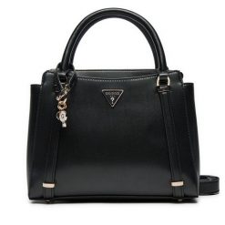 Torebka Guess. Czarne kuferki damskie Guess, z aplikacjami, bez dodatków. Za 699.99 zł.