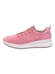 Legero Skórzane sneakersy "Light" w kolorze jasnoróżowym rozmiar: 38,5. Różowe obuwie sportowe damskie Legero, bez zapięcia. Za 223.99 zł.