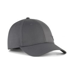 Czapka z daszkiem ESS Metal PUMA Cat PUMA. Szare czapki z daszkiem damskie Puma, bez wzorów. Za 61.99 zł.