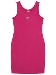 Guess Sukienka codzienna J6GK30 J1314 Różowy Slim Fit. Czerwone sukienki damskie Guess, z aplikacjami, z bawełny, bez ramiączek. Za 139.99 zł.