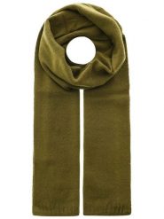 Zwillingsherz Kaszmirowy szal w kolorze khaki - 180 x 28 cm rozmiar: onesize. Brązowe szaliki damskie Zwillingsherz, bez wzorów, z kaszmiru. Za 184.02 zł.