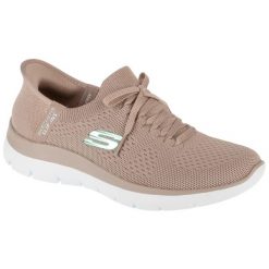 Buty sportowe Sneakersy damskie, Slip-Ins: Summits - New Daily. Brązowe obuwie sportowe casual damskie Skechers, trekkingowe. Za 369.99 zł.