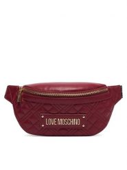 LOVE MOSCHINO Nerka JC4003PP1PLA0552 Bordowy. Czerwone nerki i saszetki damskie Love Moschino, ze skóry, bez dodatków. Za 679.99 zł.
