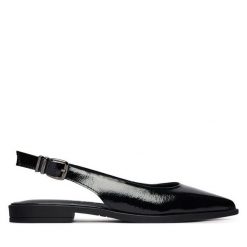 Baleriny Tamaris. Czarne balerinki damskie Tamaris, bez wzorów. Za 369.99 zł.