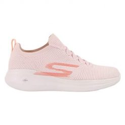 Buty do biegania damskie Skechers GO Run. Czerwone obuwie sportowe damskie Skechers, z materiału, bez zapięcia, do biegania, Skechers Sport. Za 347.00 zł.